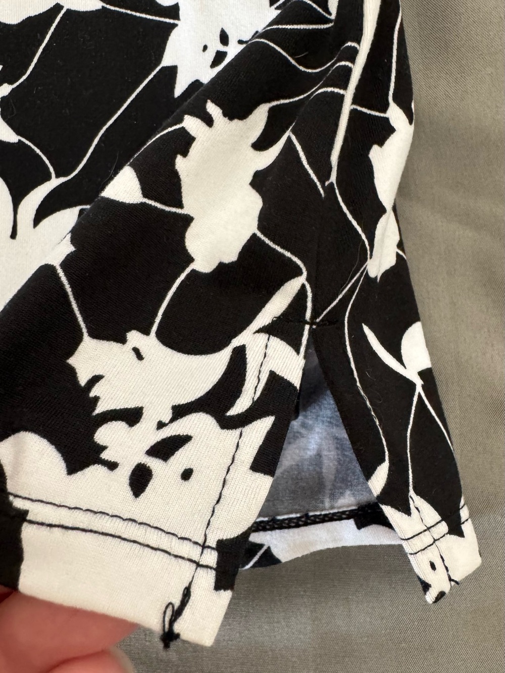 Tranquility by Colorado Clothing Black and White floral pattern - Picture 2 of 9